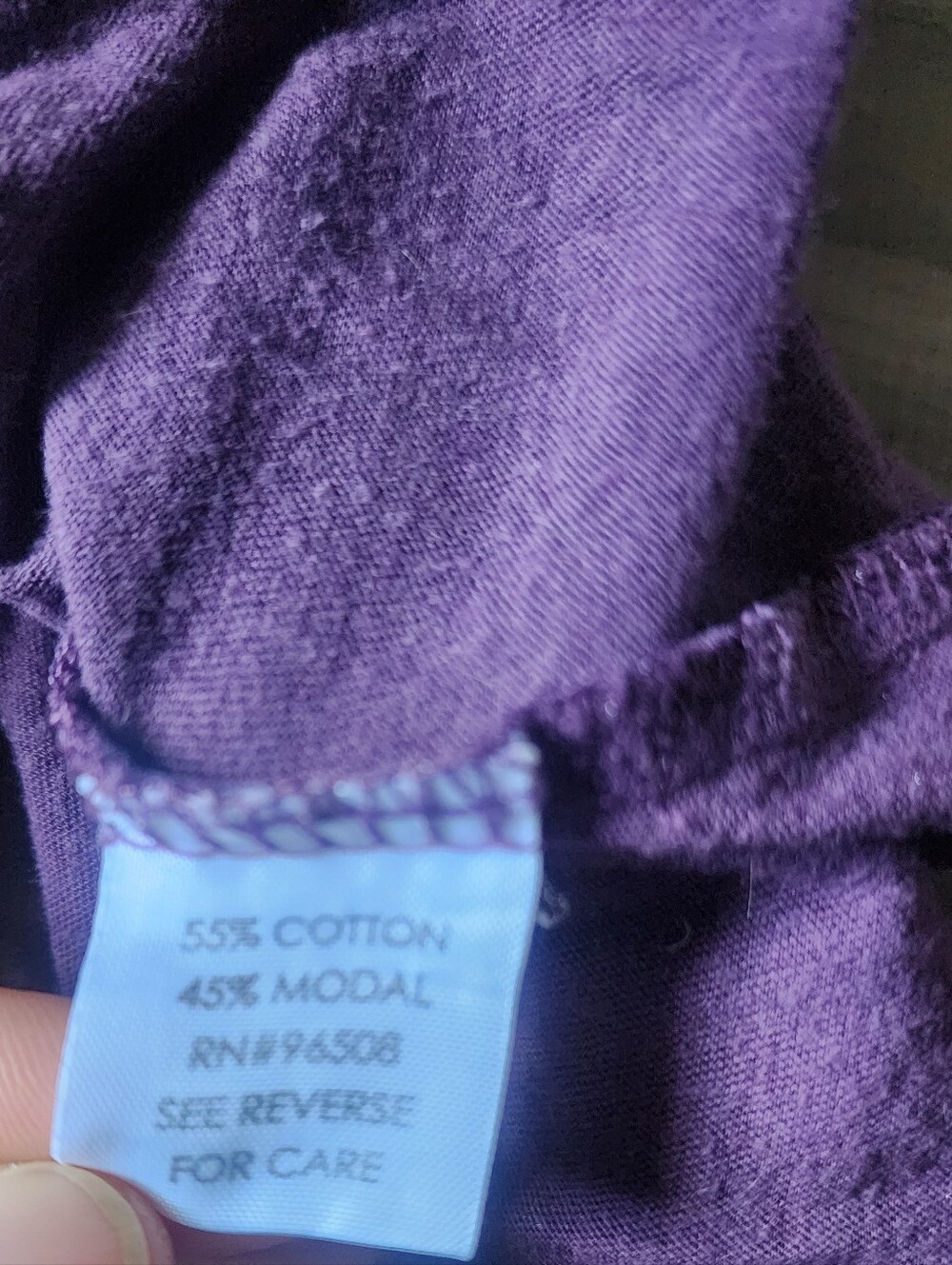 F.A.N.G Purple Sparkly Top Size Medium - Picture 7 of 7